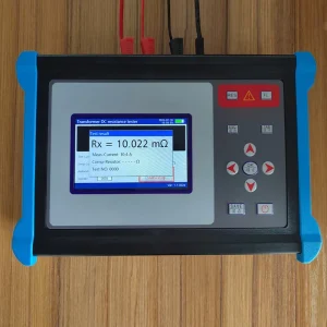 Handheld Transformer DC Resistance Tester Ohmmeter Meter Tester With Data Storage Manual Temperature Conversion