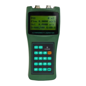 Handheld Ultrasonic Flow Meter 1% Accuracy for Liquid Measures Speed 0-32m/s for Water/Oil/Sewage OEM