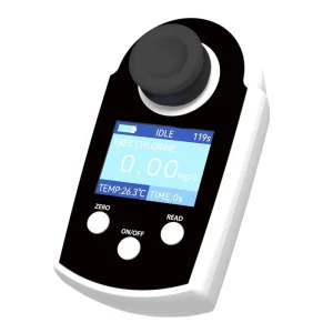 Handheld Water Quality Tester Digital Free Chlorine Meter Portable Residual Chlorine Analyzer for Pool Use