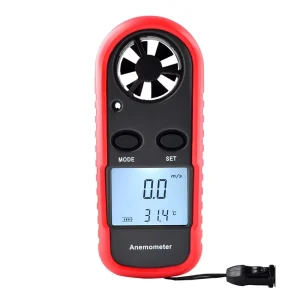Handheld Wind Speed Meter Digital Display Portable Air Flow Meter for Air Flow Testing