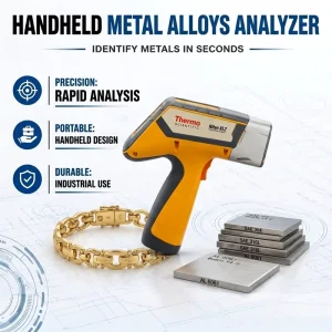 Handheld XRF Alloys Analyzer Full Range Detection High Performance Si PIN Detector 3sec Rapid Testing for Scrap Metal Recycling