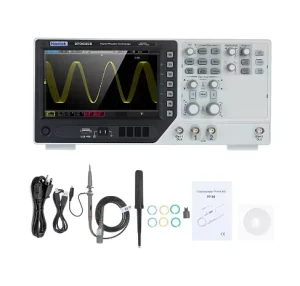 Hantek DPO6104B Digital Storage Oscilloscope 4 Channels 100MHz 1 GSa/s Sample Rate Waveform Generator Spectrum Analyzer