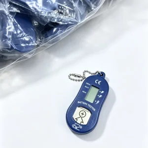 Hearing Aid Battery Tester with ABS Plastic for Checking and Storage Case Hearing Aid Batteries Check
