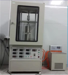 Heat Flow Method Thermal Conductivity Testing Machine ASTM D5470-12 1 Year Warranty 3% Accuracy
