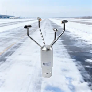 Heated Model Ultrasonic Anemometer RK120 08 Stainless Steel Aluminum Alloy for Runview Ice Free Operation 0 60m/s Wind