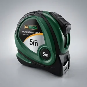 Heavy Durable Rubber Coated Shell Dual Metric Inch Steel Retractable Tape Measure with Logo Custom Measuring Tape Tool
