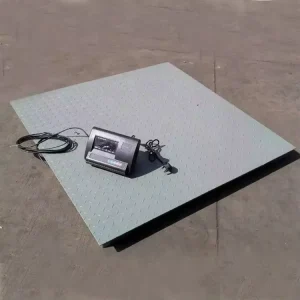 Heavy Duty 3 Ton 5 Ton Industrial Digital Floor Weighing Scale With Yaohua A12E Indicator