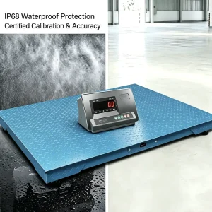 Heavy Duty 5Ton 1.2×1.2m Electronic Pallet Floor Scale Industrial OEM Weighing Platform for Warehouse Logistics Pallet Use