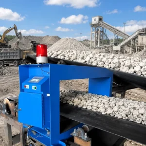 Heavy Duty Flat Plate Metal Detector for Mining Dustproof Anti corrosion IP54 Outdoor Industrial Metal Detection