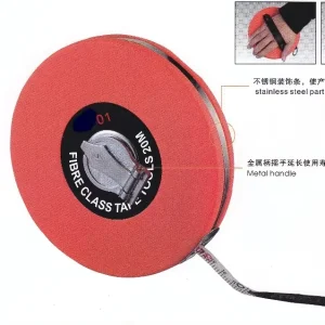 Heavy-Duty High Precision 50m Steel Measuring Tape for Professional Construction