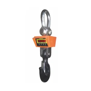 Heavy Duty LED Digital Hanging Hook Scale Alloy Steel Sensor Rechargeable Battery Factory Industrial Lifting Weighing