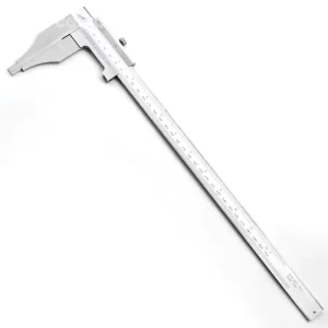 Heavy Duty Workshop Mono-block 12″ Vernier Caliper with Nib Shaped Jaws for ID and OD Measurement