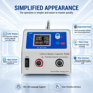 Heltec 4 Ch 50A Battery Cell Tester 0.3 5V Integrated Charge Discharge Analyzer for Research Lab and DIY