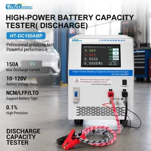 Heltec Energy Discharge Tester 10 120V Capacity Analyzer for High Power Electric Vehicle Battery Pack Repair Machine 150A