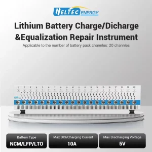 Heltec Lithium Battery Balancing Machine 18650 Battery Tester Current Measurement 0-5V Voltage Range for LiFePO4