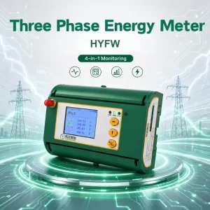 Heyuan 380V 100A Digital Electric Monitor Power Energy Clamp Meter RS 485 Modus RTU for Three Phase AC