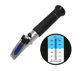 High-Accuracy 0.1% Handheld Digital Refractometer 0-32% Brix Range Precise Measurements for Pharmaceutical Industry