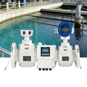 High Accuracy 0.5% Digital Electromagnetic Flow Meter for Water Waste Liquid Smart Magnetic Flowmeter 4-20mA RS485