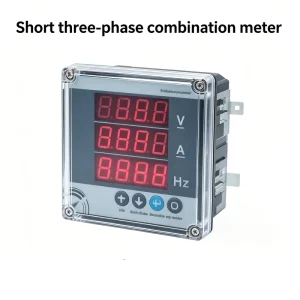 High Accuracy (0.5%+2) 3-Digit LCD Digital Display Electrical Equipment Single/Three Phase Panel Meters Optional 5A AC Meter
