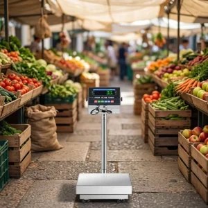 High Accuracy 150kg Electronic Computing Price Scale Stainless Steel Platform Bench Scale LED Indicator OEM ODM 1 Year Warranty