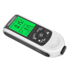High Accuracy Coated Film Thickness Gauge Slip Resistant Design Dry Film Thickness Meter for Paint Powder Coatings HW 300PRO