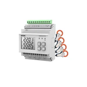 High Accuracy Direct Type Smart Energy Meter Ethernet Modbus TCP 3 Phase Bi directional Power Meter