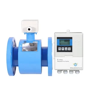 High Accuracy Electromagnetic Flow Meter 4-20mA RS485 HART for Wastewater Treatment CE ISO Certified