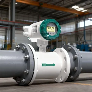 High Accuracy Electromagnetic Flowmeter Customizable Smart Electromagnetic Flow Meter for River Water OEM Supported