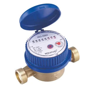 High Accuracy Home Brass Body Watermeter Single Jet Water Gauge Meter