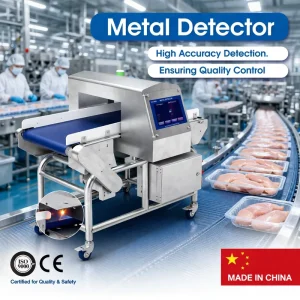 High Accuracy Industrial Metal Detector for Food CE Certified Factory Direct Sale From China