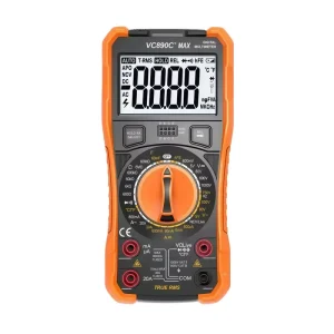 High Accuracy Mini Auto-range Digital Multimeter LCD Voltmeter Ammeter Professional HVAC Electrician IP56
