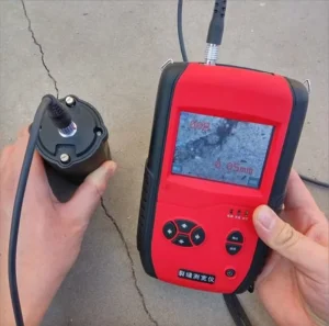High Accuracy NDT Portable Digital Concrete Crack Width Gauge Detection Equipment