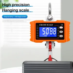 High Accuracy OCS 05 S 500kg 1000lb Digital Industrial Heavy Duty Scale Electronic Hook Hanging Scale Crane Weighing Scale