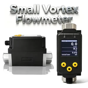 High Accuracy Oil Water Vortex Flow Meter 4 20mA NPN PNP Output Stainless Steel Industrial Flow Sensor Low Pressure Loss