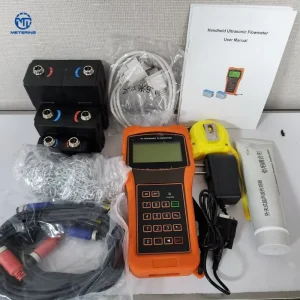 High Accuracy Portable Handheld Ultrasonic Flow Meter for Water Sewage Chemical Liquid Fuel Oil