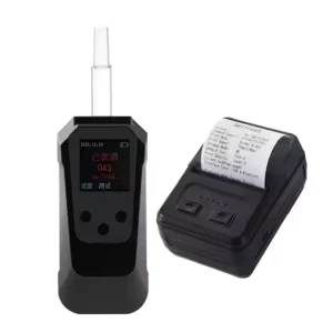 High Accuracy Professional Use Breathalyzer CE Certificate Semiconductor Alcohol Tester with Printer
