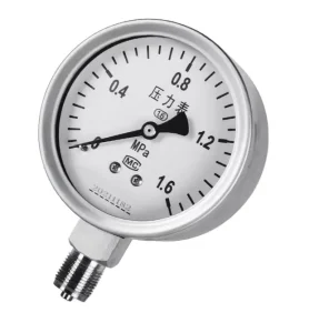 High Accuracy Radial Pressure Gauges Temperature Instruments for Air Water Vacuum and Negative Pressure Detection