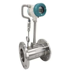 High Accuracy Stainless Steel Flange Clamp on Connection Gas Instrument Flow Sensor Air Natural Gas Vortex Flow Meter