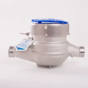 High Accuracy Stainless Steel Water Meter Simple Structure Waterproof Dial for Apartment Residential Daily Tap Water Metering