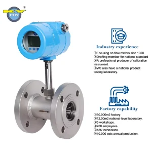High Accuracy Turbine Flow Meter ±0.5% Stainless Steel Liquid Flowmeter 4-20mA Pulse Output for Diesel Water