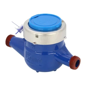 High Accuracy Wet Type Rotary Vane Water Meter LXSK Series Mechanical Cold Water Meter With Anti Backflow Check Valve