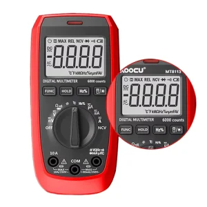 High Capacitance 6000 Counts Digital Multimeter with LCD Display NCV Tester Instrument Measuring and Analysing Instrument