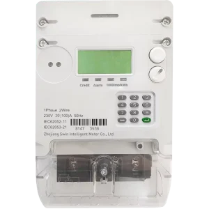 High Efficiency Single Phase Smart Electric Meter Energy Meter