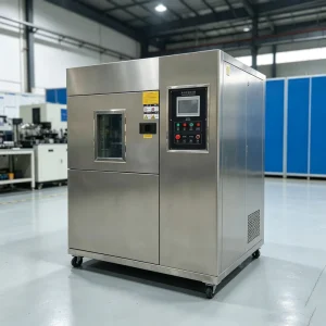 High Efficiency Thermal Cycling Test Equipment Energy Saving Servo Control Thermal Shock Test Cabinet With RS232USB Data Storage