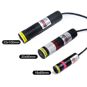 High End Light Red Dot Line Cross Locator 650nm 660nm 10mW~100mW Laser Diode Module Focusable Beam 5V DC Laser Positioner