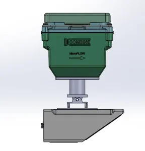 High Frequency Radar Flowmeter Non Contact RS485 Digital Water Level Velocity Flow Meter for River Channel Sewage Monitoring