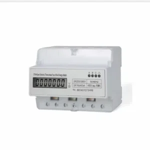 High Performance Three Phase KWH Meter 380V DTS Model LCD Display 40A Class 1.0 Accuracy Factory Power Management
