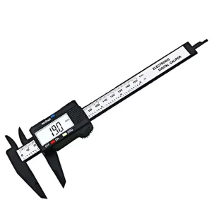 High Precise Carbon Fiber Black Silver 6 Inch 0-150mm Manual Composite Vernier Electronic Digital Caliper