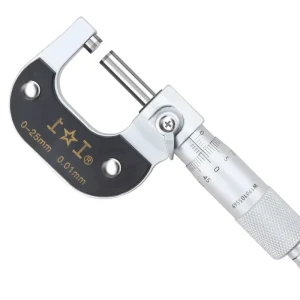 High-Precision 0-25mm Outer Diameter Micrometer Instrument Card Spiral Tool 0.001mm Caliper DGCM-M-1-12 Model