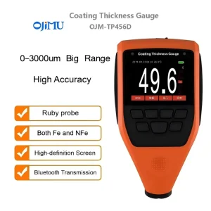 High Precision 0-3000um OJM TP456D Digital Coating Inspection Tester Color Screen Coating Thickness Gauge